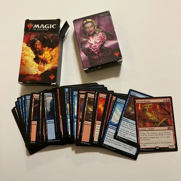 Magic The Gathering 2018 Welcome Starter Decks Black Red Mage - Picture 3 of 4